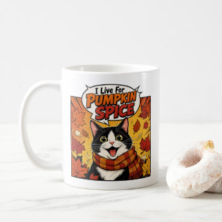 パンプキンスパイスが大好き コーヒーマグカップ