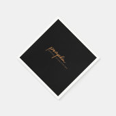 パンプキンスパイスすべておもしろい必須とウイルスD スタンダードカクテルナプキン (角)