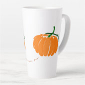 パンプキンスパイスだ！ カフェラテマグ (右アングル)