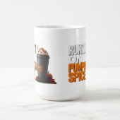 🎃 パンプキンスパイスで走る 秋 ハロウィン 引用 ☕ コーヒーマグカップ (中央)