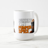 🎃 パンプキンスパイスで走る 秋 ハロウィン 引用 ☕ コーヒーマグカップ (正面右)