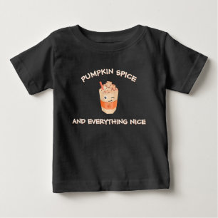 パンプキンスパイスとすべてが素敵 ベビーTシャツ