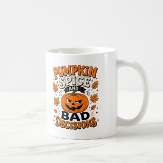 パンプキンスパイスとまずい選択 マグカップ — おもしろハロウィン