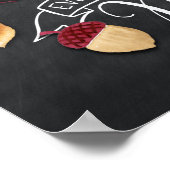 パンプキンスパイスとオールナイス秋ウォールデコール ポスター (角)