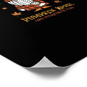 パンプキンスパイスとオールナイス秋格言ドリンク ポスター (角)