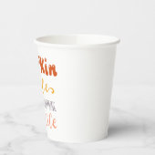 パンプキンスパイスと全ていい 紙コップ (左)