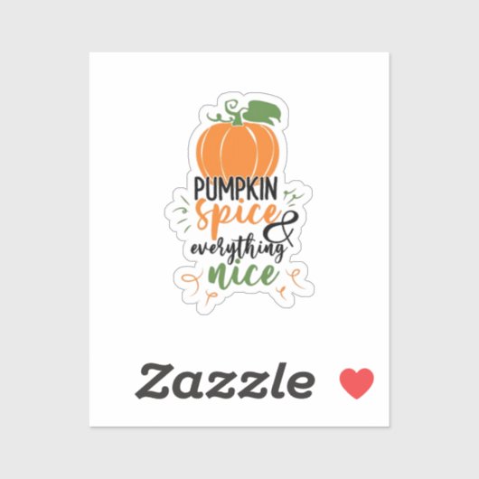 パンプキンスパイスと全てのいいハロウィーンおもしろい シール (シート)