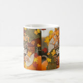 パンプキンスパイスと悪いアドバイス-おもしろい秋マグ コーヒーマグカップ (中央)