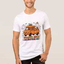パンプキンスパイスと素敵なものがいっぱいのハロウィントラックTシャツ