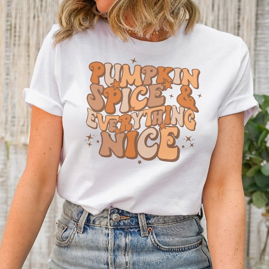 パンプキンスパイスと素敵なものTシャツ Tシャツ
