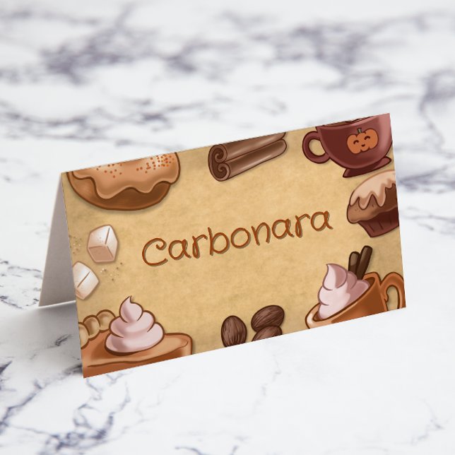 パンプキンスパイスと素敵な食べ物のラベル (Pumpkin Spice and Everything Nice Food Label)