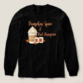 パンプキンスパイスと赤ドラマージャンフォール トライブレンドTシャツ
