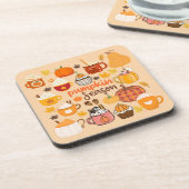 パンプキンスパイスの季節 コースター (左側)