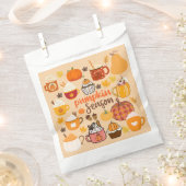 パンプキンスパイスの季節 フェイバーバッグ (クリップ留めされた状態)