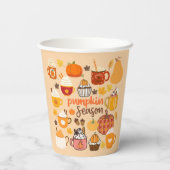 パンプキンスパイスの季節 紙コップ (裏面)