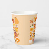 パンプキンスパイスの季節 紙コップ (左)