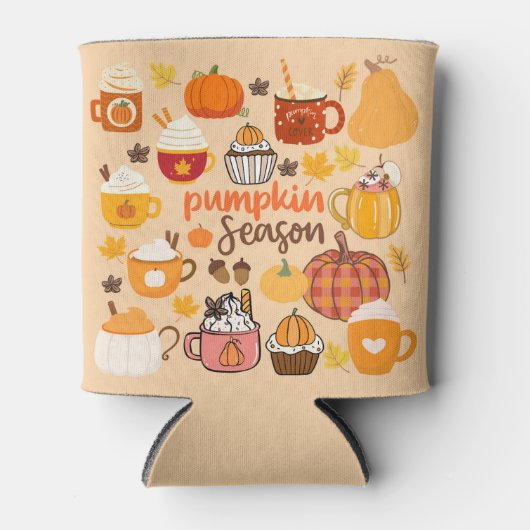 パンプキンスパイスの季節 缶クーラー (正面)
