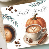 パンプキンスパイスの感謝祭カード サンキューカード