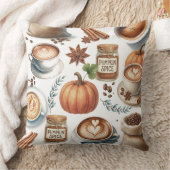 パンプキンスパイスの枕 クッション (ブランケット)