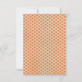 パンプキンスパイスの秋のパーティーへの招待 招待状 (裏面)