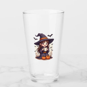 パンプキンスパイスの魔女 � かわいいハロウィーン コーヒー シャツ タンブラーグラス