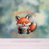 パンプキンスパイスは私のお気に入りのシーズン秋クラシックT アクリルサイン (ニュートラル)