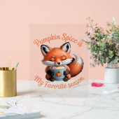 パンプキンスパイスは私のお気に入りのシーズン秋クラシックT アクリルサイン (ウェディング)