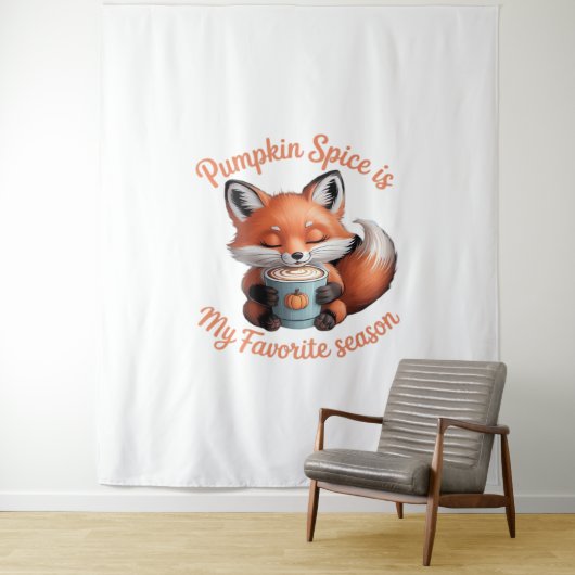 パンプキンスパイスは私のお気に入りのシーズン秋クラシックT タペストリー (インサイチュ)