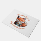 パンプキンスパイスは私のお気に入りのシーズン秋クラシックT ドアマット (アングル)