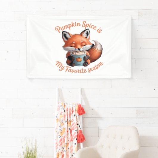 パンプキンスパイスは私のお気に入りのシーズン秋クラシックT 横断幕 (インサイチュ)