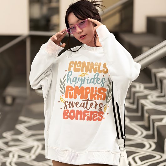 パンプキンスパイスアンドコージー秋ビーブスセーター天気 スウェットシャツ