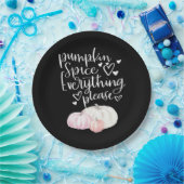 パンプキンスパイスオールスロスハロウィーン ペーパープレート (パーティー)