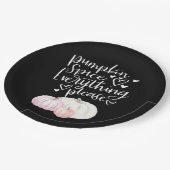 パンプキンスパイスオールスロスハロウィーン ペーパープレート (アングル)