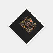 パンプキンスパイスオールディおもしろいデザイン スタンダードカクテルナプキン (角)