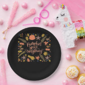 パンプキンスパイスオールディおもしろいデザイン ペーパープレート (パーティー)