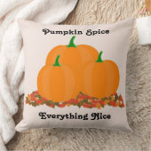 パンプキンスパイスオールナイスデコレーション秋 クッション (ブランケット)