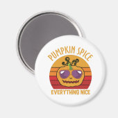パンプキンスパイスオールナイスハロウィーン マグネット (正面/裏面)