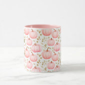 パンプキンスパイスオールナイスピンクパターン秋 マグカップ (中央)