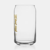 パンプキンスパイスガール名前をカスタムするキャングラス ガラス缶 (左)