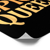 パンプキンスパイスクイーンPSLコーヒーオーバーレトロ秋オー ポスター (角)