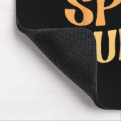 パンプキンスパイスクイーンPSLコーヒーオーバーレトロ秋オー マウスパッド (コーナー)