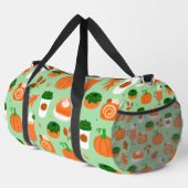 パンプキンスパイスコーヒパステルグリーン ダッフルバッグ (右コーナー)