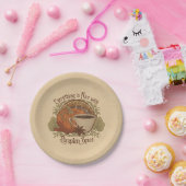 パンプキンスパイスコーヒーパーティープレート ペーパープレート (パーティー)