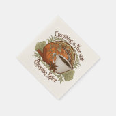 パンプキンスパイスコーヒーパーティー スタンダードカクテルナプキン (角)