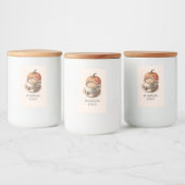 パンプキンスパイスコーヒーブライダルシャワーシール フードラベル (ボトル)