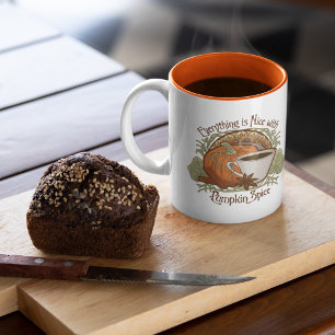 パンプキンスパイスコーヒーマグヴィンテージスタイルデザイン マグカップ