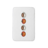 パンプキンスパイスコーヒーラテ秋10月秋 バスマット (正面縦)