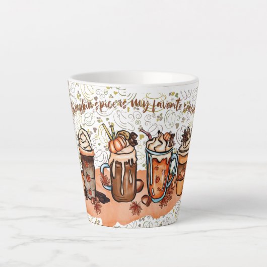 パンプキンスパイスコーヒー カフェラテマグ (正面)