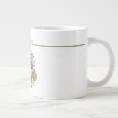 パンプキンスパイスコーヒー ビンテージスタイル オリジナルネーム ジャンボコーヒーマグカップ (右)