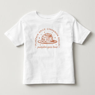 パンプキンスパイスシナモン転が トドラーTシャツ